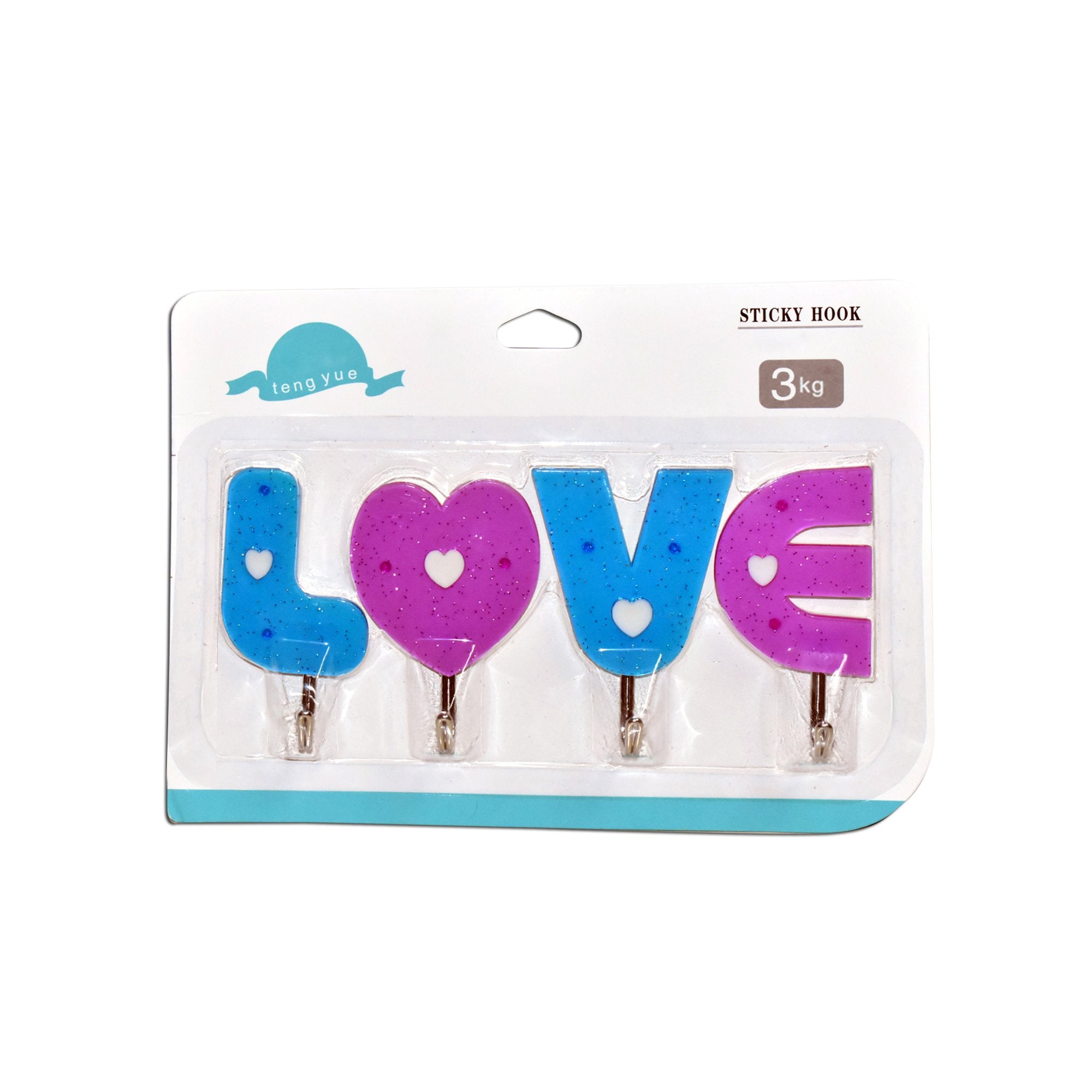 1121 Love Shape Self Adhesive Hooks - SkyShopy 1121 Love Shape Self Adhesive Hooks - SkyShopy